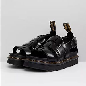 Dr Martens Terry Leather Strap Sandals